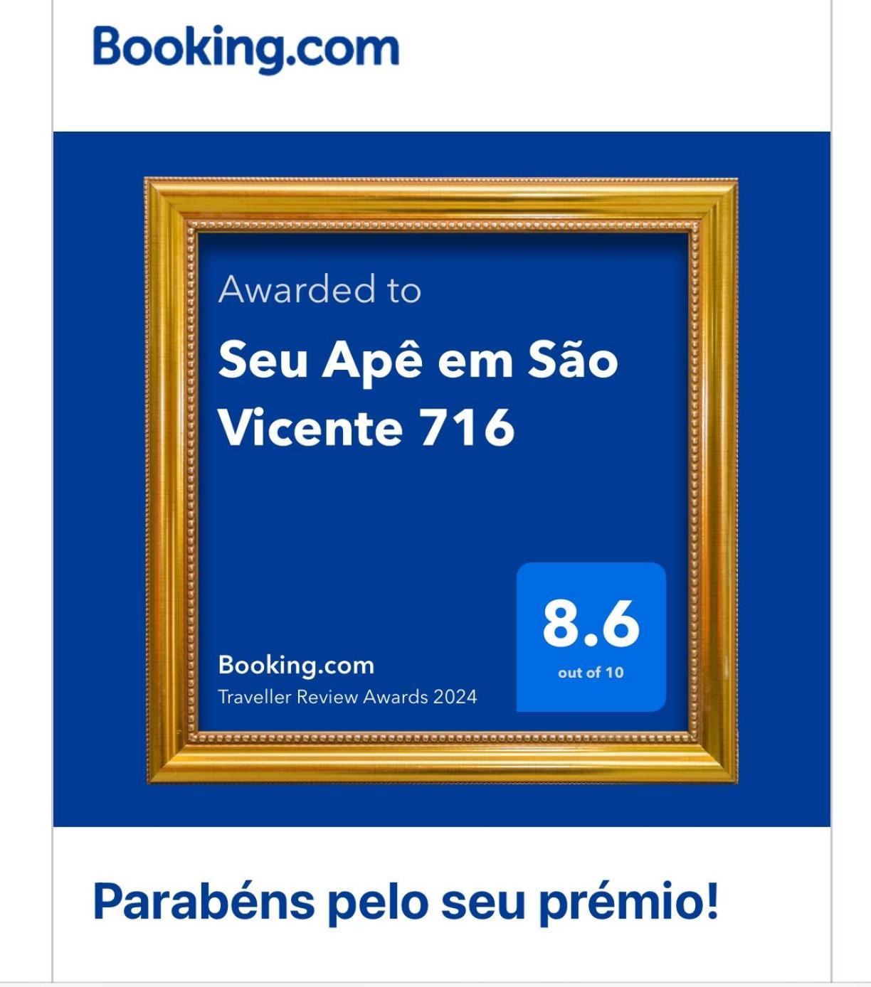 Seu Ap Na Praia Apartman São Vicente Kültér fotó