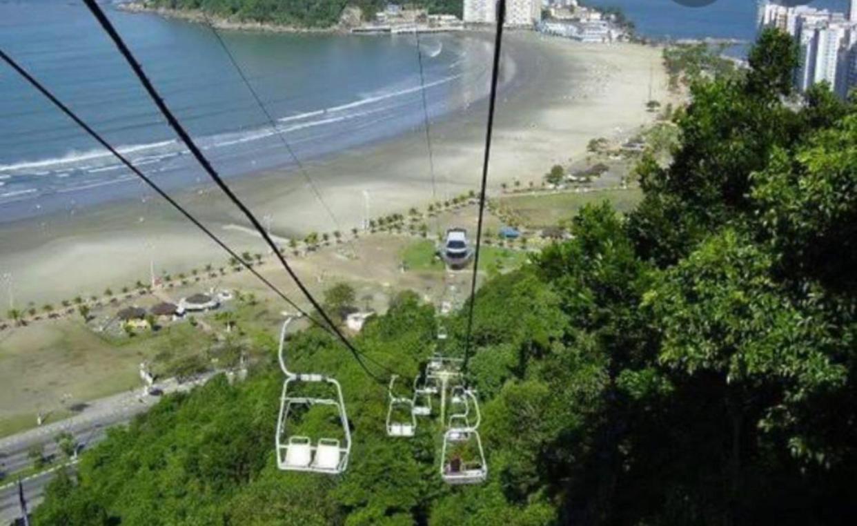 Seu Ap Na Praia Apartman São Vicente Kültér fotó